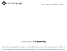 Tablet Screenshot of amazecodes.com